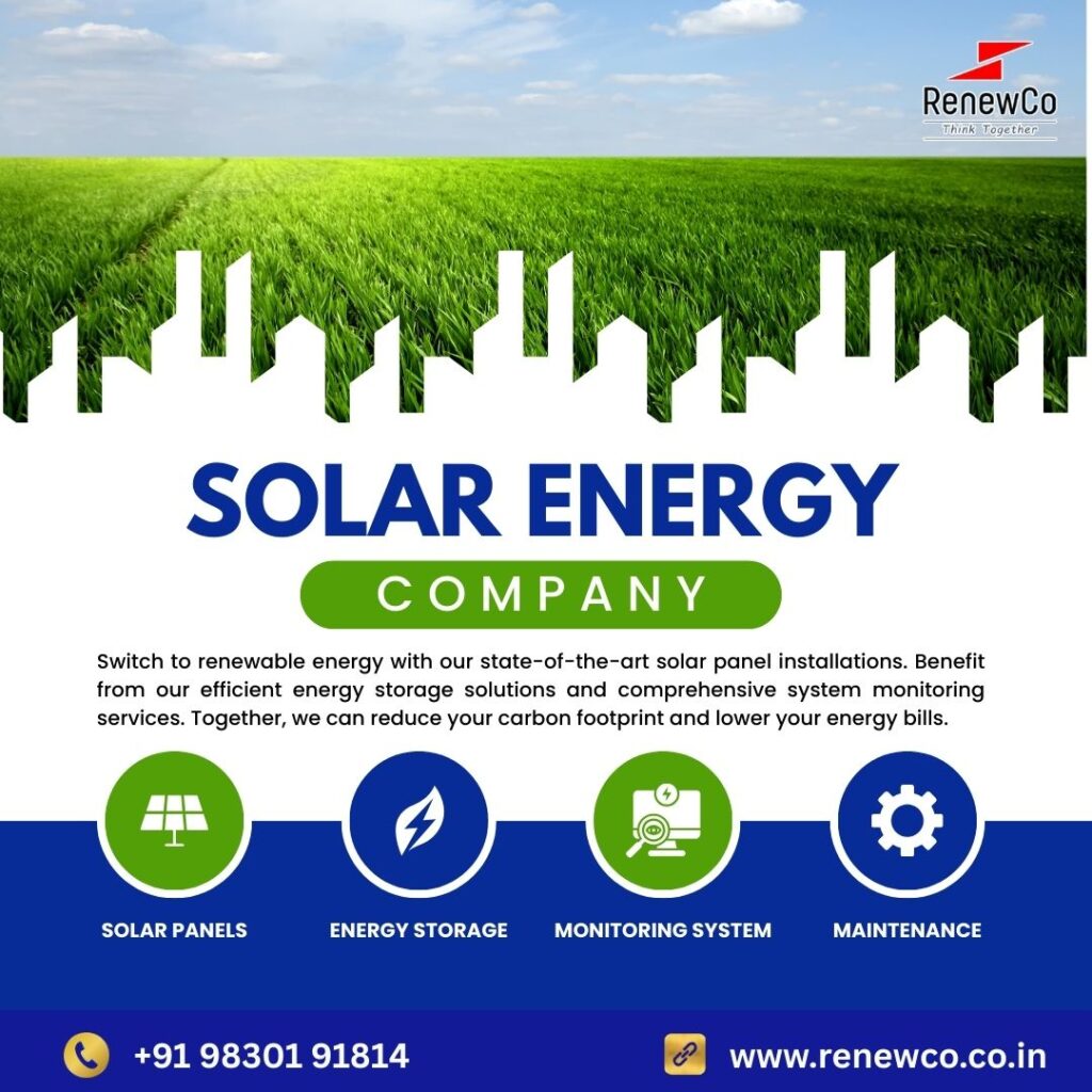 Best solar panel company in Kolkata, RenewCo, providing state-of-the-art solar panel installations and energy storage solutions.